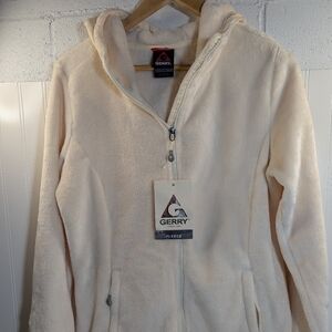 Gerry Brand Women's Full Zip Cream Large Jacket